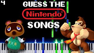 Guess the 25 Nintendo Songs on Piano (Music Quiz) [Part 4]