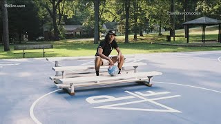 Metro Atlanta basketball court gets facelift