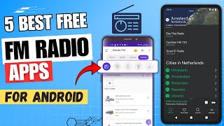 5 Best Free FM Radio Apps For Android 🔥 ✅ | Online, Offline FM Radio App