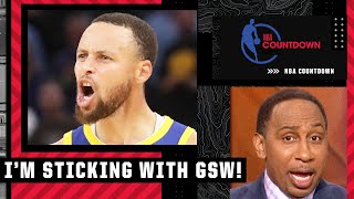Stephen A. is CONVINCED the Warriors will win the West 👀 | NBA Countdown