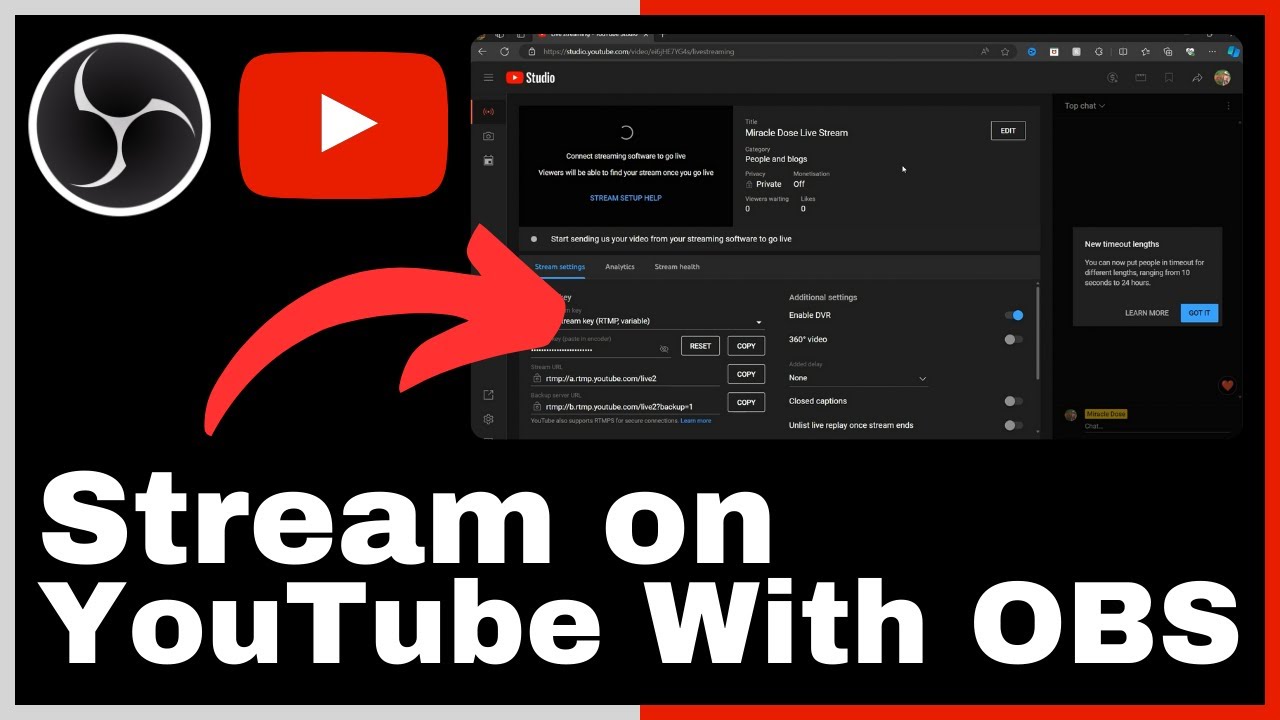 How To Stream On Youtube With Obs Studio Youtube