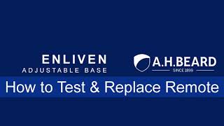 Enliven Adjustable Base How to Test & Replace Remote