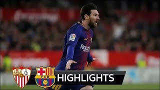 Fc Barcelona Vs Sevilla 2-2 - All Goals & Extended Highlights - LaLiga 31/03/2018 HD