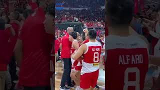 Emotions flow for the San Beda Red Lions as they celebrate their NCAA Season 99 Champions title 🙌❤️