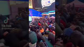 Taraweeh in Times Square, New York