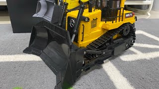 New Huina 1554 RC track Bulldozer unboxing and review