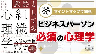 【マインドマップで解説】武器としての組織心理学