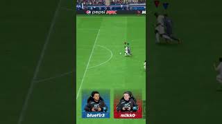 Rapid attack from the center. Excellent passes. Ball tackle and goalkeeper error and goal FIFA23 PS5