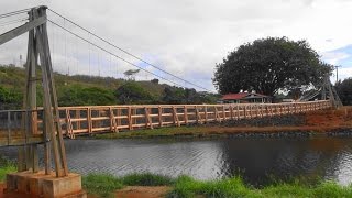 ハナペペ・スインギング・ブリッジ  ： Swinging Bridge . Hanapepe Kauai / ぶらり旅ハワイ