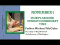 7 November 2021 | 32nd Sunday in Ordinary Time | Fr Michael McCabe