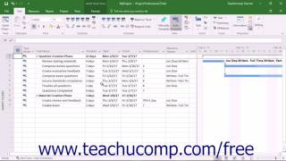Project 2016 Tutorial About Project Microsoft Training