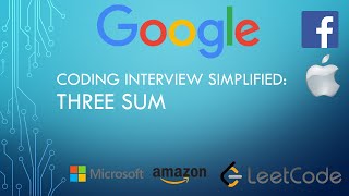 Coding Interview Tutorial 3: Three Sum [LeetCode]