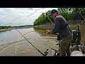 MONSTER FISH Live In These DEEP RIVER HOLES!! (Boat Cooking)