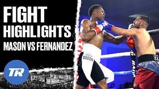 18 Year Old Phenom Abdullah Mason Gets1st Rd KO Victory Right Before the Bell | FIGHT HIGHLIGHTS