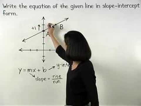 Writing Linear Equations - MathHelp.com - Algebra Help Writing Linear Equations - MathHelp.com - Algebra Help