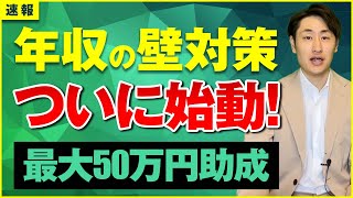 【速報版】2023年10月始動！年収の壁・支援強化パッケージの概要を解説