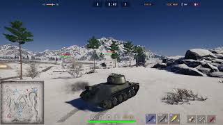 PANZERKAMPF® Soviet IS-1 Heavy Tank at Dietenheim Map Gameplay Ep-9