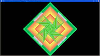 Brave Mandala featuring 1350 Degree Angles, with 396 and 639 Hz Solfeggio Harmonic Frequency Bell