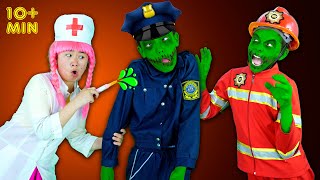 Zombie Finger Family + Doctor Song | Nursery Rhymes & Kids Songs