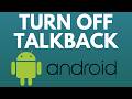 How to Turn Off TalkBack on Android