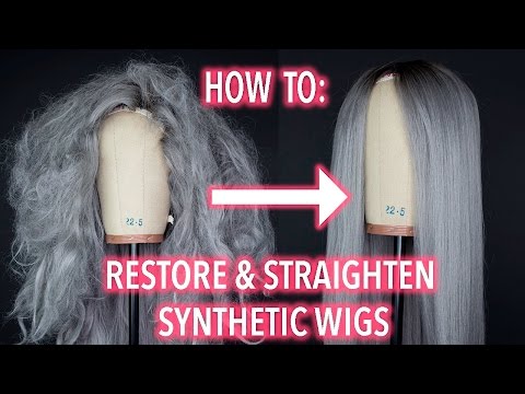 How To Restore and Straighten A Synthetic Wig! How To Restore and Straighten A Synthetic Wig!