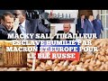 MALIBA TV - LIVE TV : MACKY SALL  TIRAILLEUR ESCLAVE HUMILIÉ PAR MACRON ET EUROPE POUR LE BLÉ RUSSE