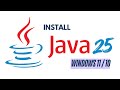 How To Install Java On Windows 11/ 10 (Java JDK 25)