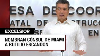 Rutilio Escandón, exgobernador de Chiapas, será cónsul de México en Miami