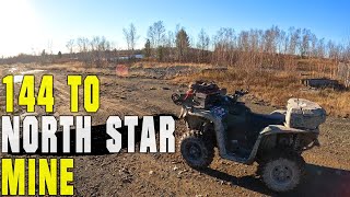 Hydro Line Trail Run, Sudbury Ontario | HWY 144 To North Star Mine, Can-am HD7