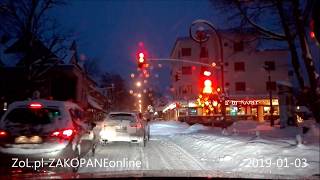 Śnieżne ulice , Zakopane 2019-01-03