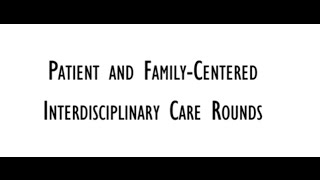 Interdisciplinary Rounding Video
