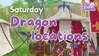 Daily Dragon Hide \u0026 Seek Locations: SATURDAY || Star Stable Online