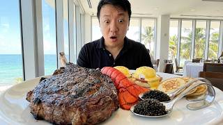 LEGENDARY All You Can Eat CAVIAR & STEAK Buffet in Miami! MOST BEAUTIFUL Buffet EVER!