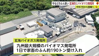 九州最大規模のバイオマス発電所が稼働へ 牛など家畜のふんを使って発電 【佐賀県玄海町】 (23/05/31 18:16)