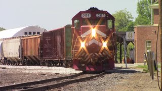 (EMD 567 NOTCH 8!) WJNP departing White River