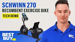 The Schwinn 270 Recumbent Exercise Bike - Tech Demo from Best Buy