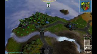 Massive Assault Network 2: map Micronesia, playing on Linux (Lutris, Wine, Conty)