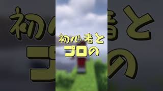 初心者とプロの着地の違い！【マイクラ】【ゆっくり実況】#shorts