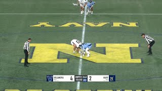 Villanova vs Navy | Faceoff Highlights | Mens College Lacrosse | 3/19/24