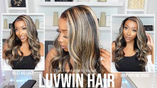 THIS LACE MELTS EFFORTLESSLY! 🔥 [REAL HD] Highlight Wig Install | FT. LUVWIN HAIR