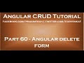 Angular delete form