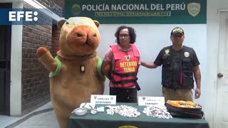 Policía peruano se disfraza de la 'Capibara del amor' para capturar a traficante de drogas