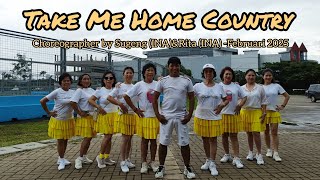 Take Me Home Country//Line Dance//Coach Sugeng//Happy Ancol