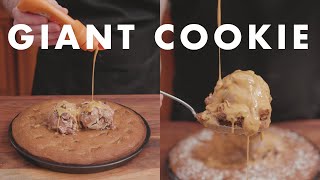 Peanut Butter and Chocolate Pizookie (Giant Cookie) Recipe