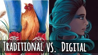 Traditional Art VS. Digital Art