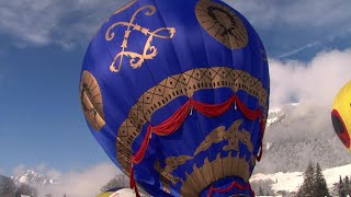 The world’s first manned hot air balloon (Montgolfier brothers) flies again