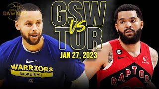 Golden State Warriors vs Toronto Raptors Full Game Highlights | Jan 27, 2023 | FreeDawkins