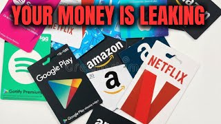 The Subscription Trap: Why You Will Never Be Rich