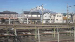 JR東海、富士駅から富士川駅までの富士山風景