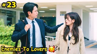 Part-23 || Childhood Enemies 😈 to Lovers - Love Next Door(2024) || Korean drama explain In Hindi